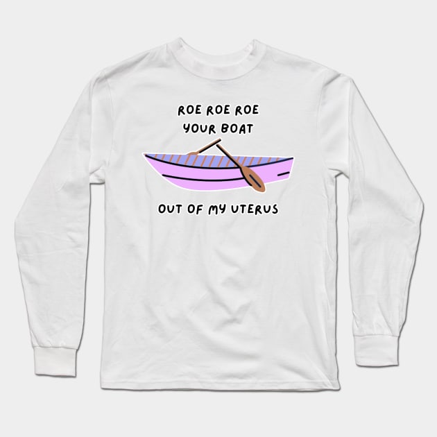 Roe Your Boat Long Sleeve T-Shirt by Tiny Baker